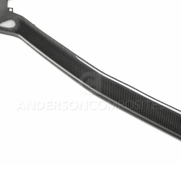 Anderson Composites, AC-FL18FDMU-AO, Type-OE carbon fiber front chin splitter for 2018-2020 Ford Mustang GT