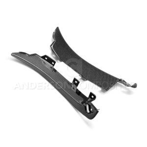 Anderson Composites, AC-FSG15MU350, Carbon fiber rear splash guards for 2015-2020 Ford Mustang Shelby GT350