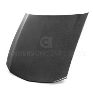 Anderson Composites, AC-HD0506FDMU-OE, Type-OE carbon fiber hood for 2005-2009 Ford Mustang