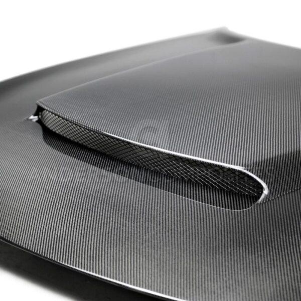 Anderson Composites, AC-HD15DGCR-DM, Type-DM (Demon Style) carbon fiber hood for 2015-2021 Dodge Charger