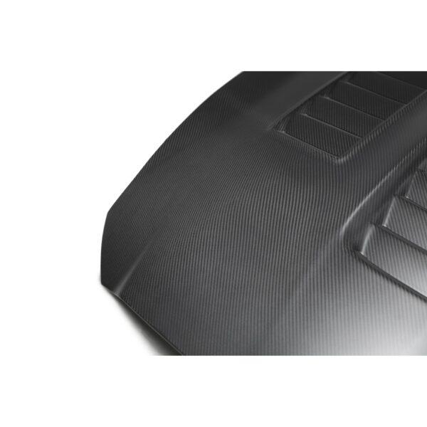 Anderson Composites, AC-HD15FDMU350-CR-DRY, Type-CR dry carbon fiber hood for 2015-2020 Ford Mustang Shelby GT350 & GT350R