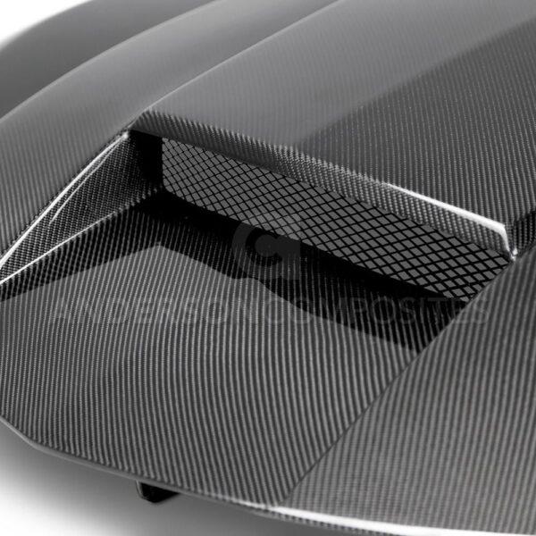 Anderson Composites, AC-HD16CHCAM-CP-DS, Type-CP double sided carbon fiber hood for 2016-2021 Chevrolet Camaro