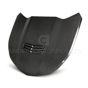 Anderson Composites, AC-HD19CHCAM-OE, Type-OE carbon fiber hood for 2019-2021 Chevrolet Camaro SS (will fit 16-18)