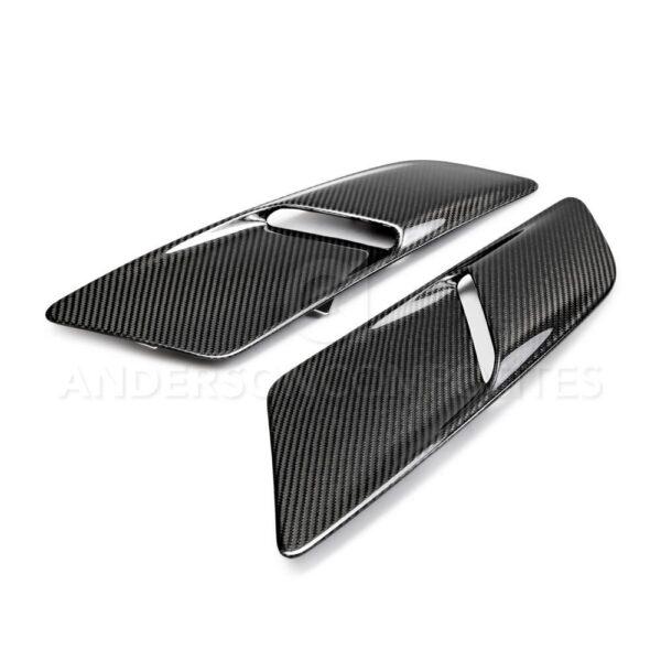 Anderson Composites, AC-HV15FDMUGT-OE, Type-OE carbon fiber hood vents for 2015-2017 Ford Mustang GT