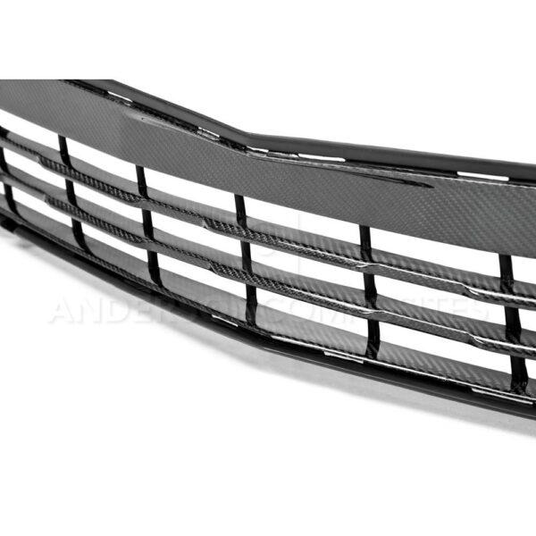 Anderson Composites, AC-LG14CHCAM, Carbon fiber front lower grille for 2014-2015 Chevrolet Camaro SS, 1LE, Z28