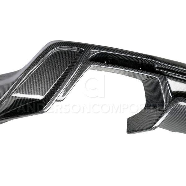 Anderson Composites, AC-RL17CHCAMZL-AZ, Type-AZ carbon fiber rear diffuser for 2017-2021 Chevrolet Camaro ZL1 1LE