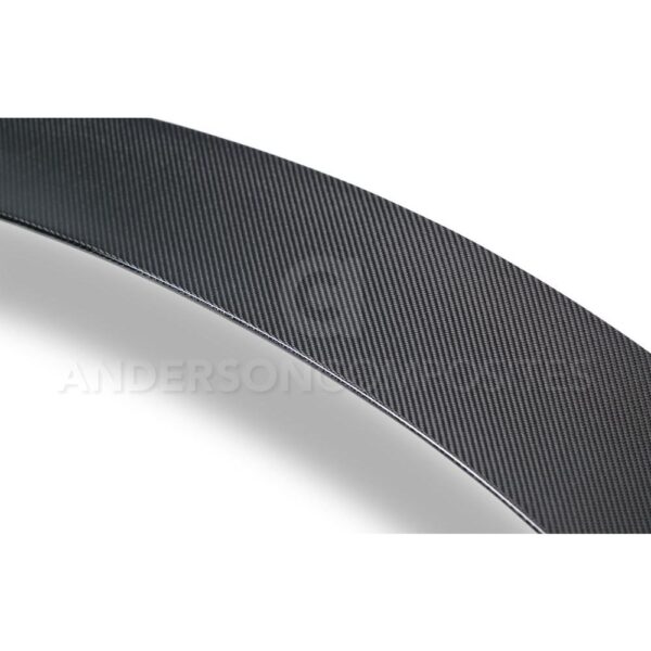 Anderson Composites, AC-RS15FDMU-GR, Type-GR (GT350R Style) carbon fiber rear spoiler for 2015-2020 Ford Mustang