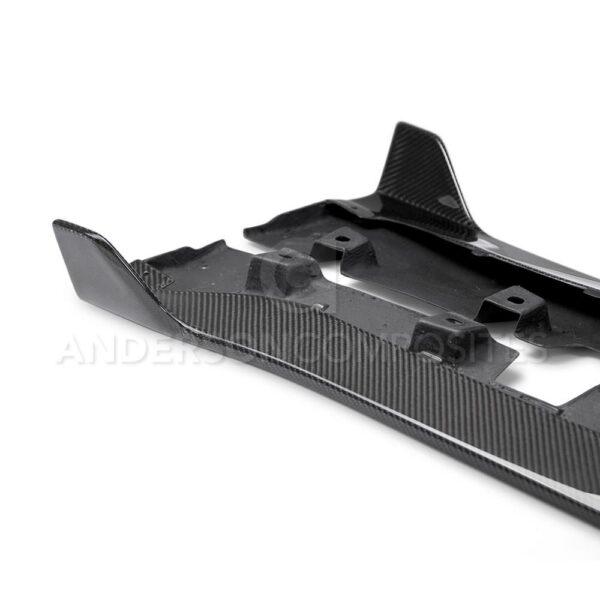 Anderson Composites, AC-SS15MU350, Carbon fiber rocker panels for 2015-2020 Ford Mustang Shelby GT350 & GT350R