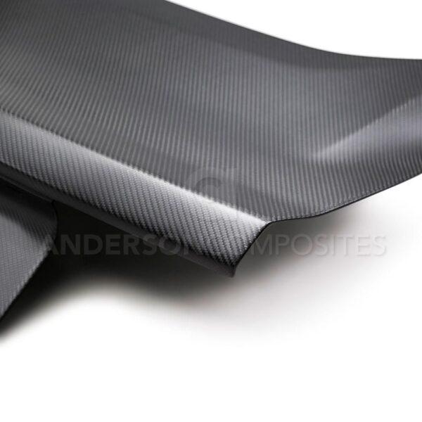 Anderson Composites, AC-TL15FDMU-DRY, Type-OE DRY CARBON decklid for 2015-2020 Ford Mustang