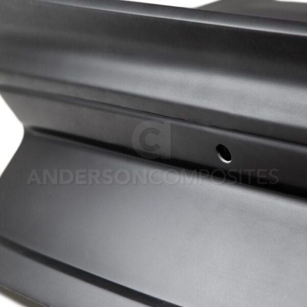 Anderson Composites, AC-TL15FDMU-SA-GF, Type-ST fiberglass decklid with integrated spoiler for 2015-2020 Ford Mustang