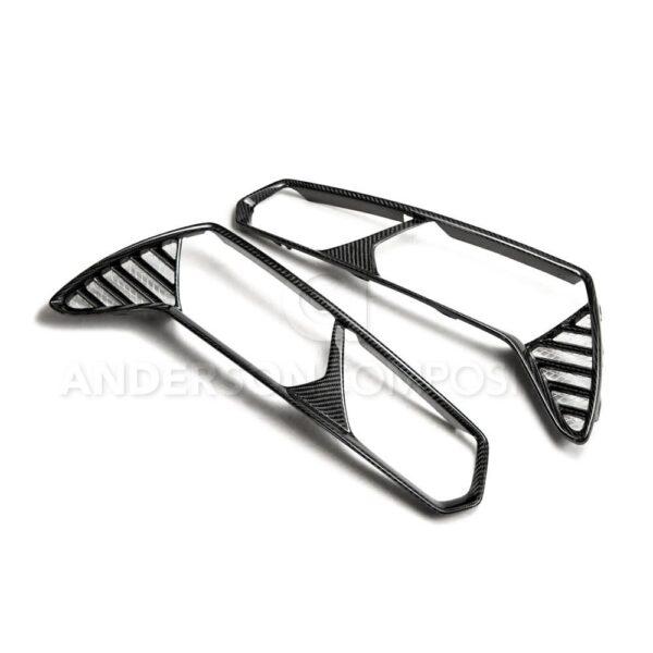 Anderson Composites, AC-TLB14CHC7, Carbon fiber taillight bezels for 2014-2019 Chevrolet Corvette C7 Stingray/Z06