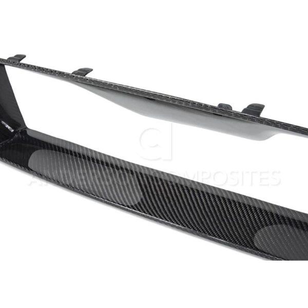 Anderson Composites, AC-UG1213FDGT, Carbon fiber front upper grille for 2013-2014 Ford Shelby GT500, with no Cobra emblem placeholder