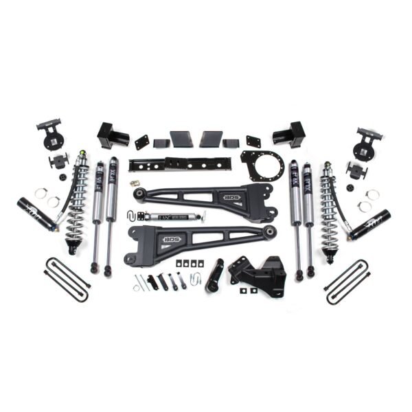 6 Inch Lift Kit w/ Radius Arm - FOX 2.5 Coil-Over Conversion - Ford F350 Super Duty DRW (20-22) 4WD - Diesel