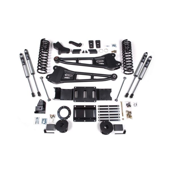 4 Inch Lift Kit w/ Radius Arm - Ram 2500 w/ Rear Air Ride (19-22) 4WD - Gas