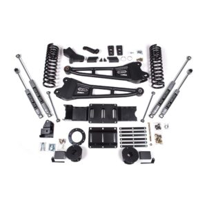 4 Inch Lift Kit w/ Radius Arm - Ram 2500 w/ Rear Air Ride (19-22) 4WD - Gas