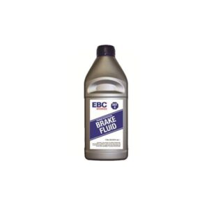 1 liter bottle of EBC Brakes DOT-4 glycol fluid.