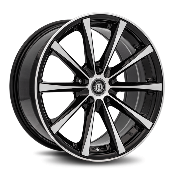 C10N 18x9.5 Blank 35 73.1 Gloss Black Machine Face