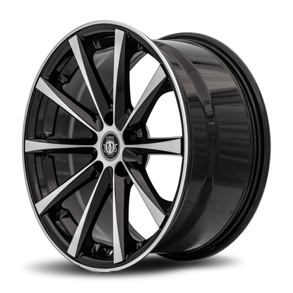 C10N 18x9.5 Blank 35 73.1 Gloss Black Machine Face