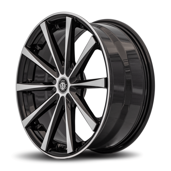 C10N 19x8 5x114.3 35 73.1 Gloss Black Machine Face