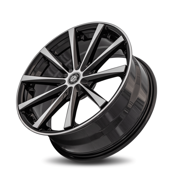 C10N 19x9 Blank 38 73.1 Gloss Black Machine Face