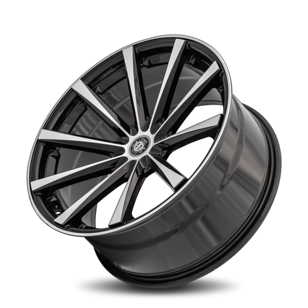 C10N 20x8.5 5x112 38 73.1 Gloss Black Machine Face