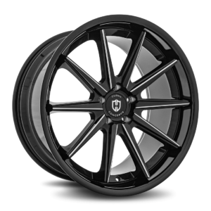 C24 20x9 Blank 35 73.1 Gloss Black Milled