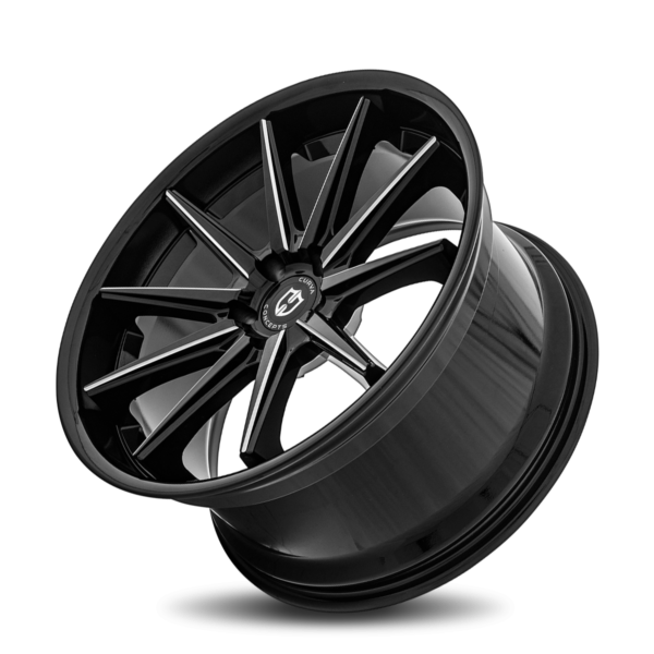 C24 20x9 Blank 35 73.1 Gloss Black Milled