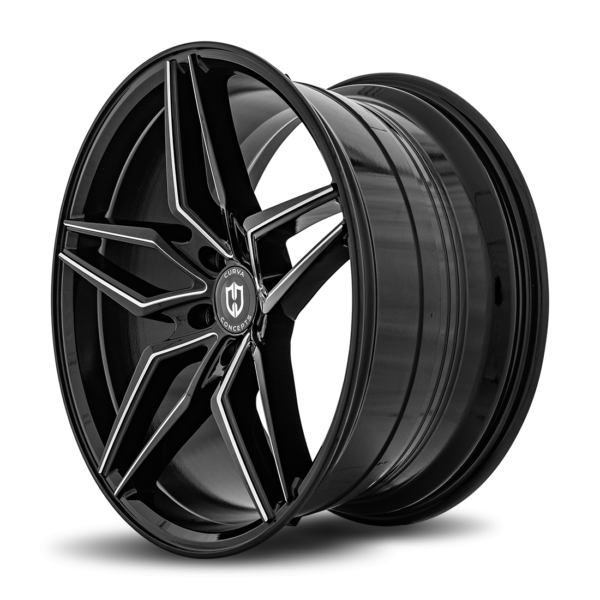 C25 20x10 Blank 40 73.1 Gloss Black Milled