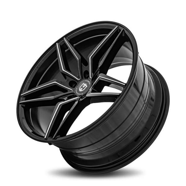 C25 20x10 Blank 40 73.1 Gloss Black Milled