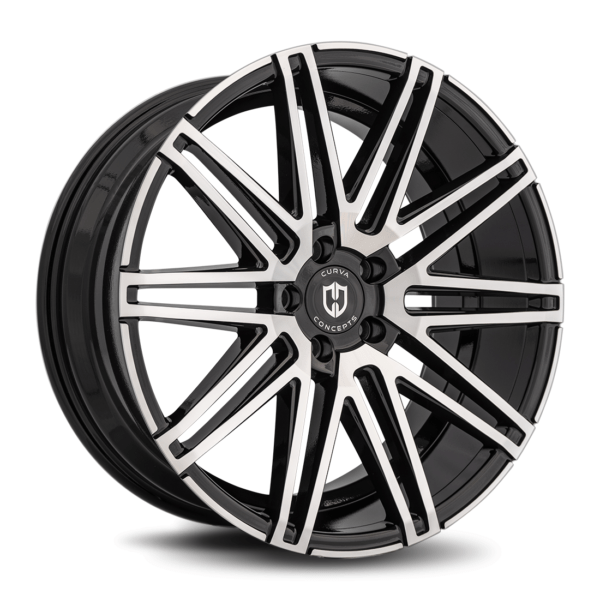 C48 20x10.5 5x114.3 35 73.1 Gloss Black Machine Face