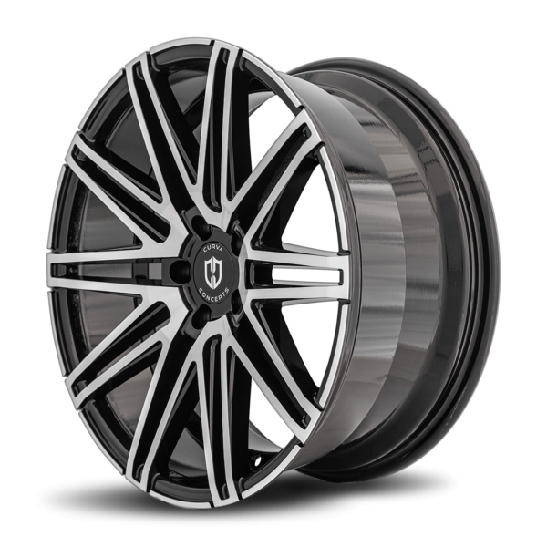 C48 20x10.5 5x114.3 40 73.1 Gloss Black Machine Face