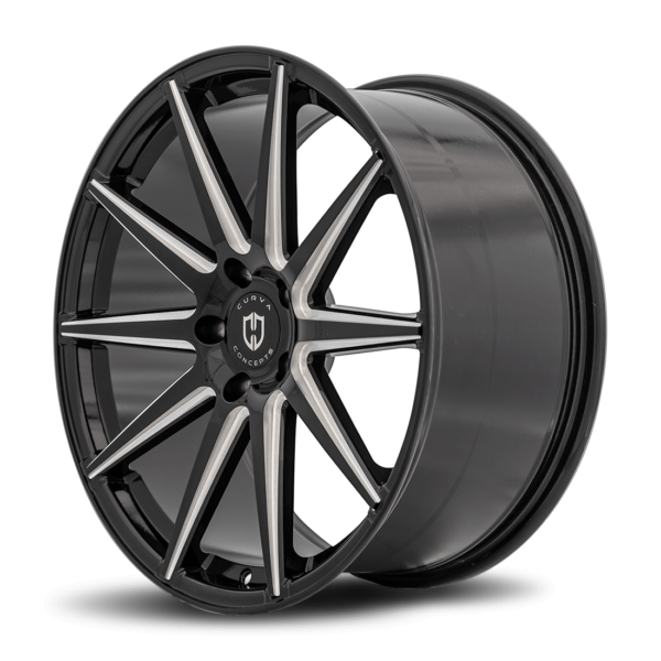 C49 20x9 5x120 35 72 Gloss Black Milled