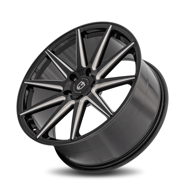 C49 20x9 5x120 35 72 Gloss Black Milled