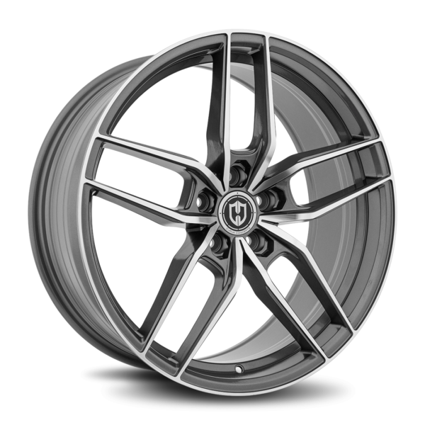 CFF25 18x9.5 Blank 35 73.1 Gun Metal Machine Face