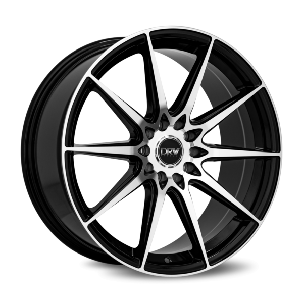 D19 17x7.5 5x100/114.3 38 73.1 Gloss Black Machine Face