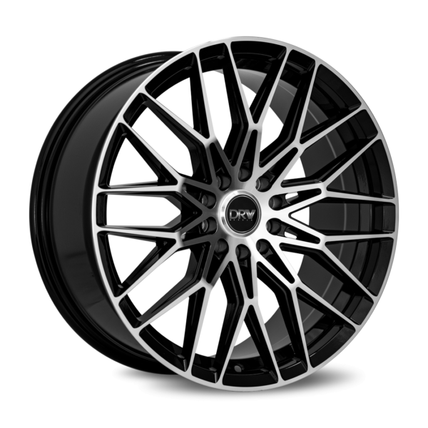 D21 17x7.5 5x100/114.3 38 73.1 Gloss Black Machine Face