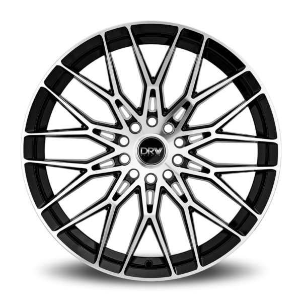 D21 18x8 5x100/114.3 38 73.1 Gloss Black Machine Face