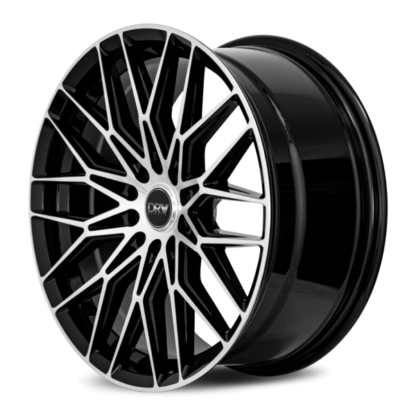 D21 17x7.5 5x100/114.3 38 73.1 Gloss Black Machine Face