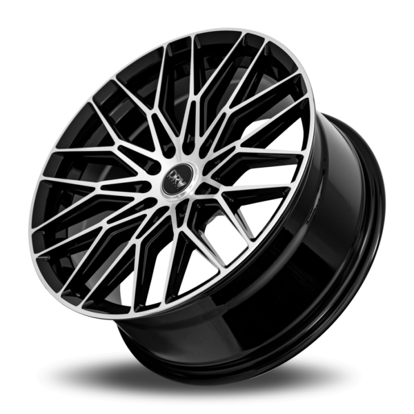 D21 17x7.5 5x100/114.3 38 73.1 Gloss Black Machine Face