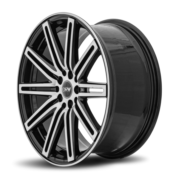 D13 18x8 5x100/114.3 40 73.1 Gloss Black Machine Face