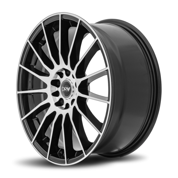 D15 18x8 5x105/114.3 40 73.1 Gloss Black Machine Face