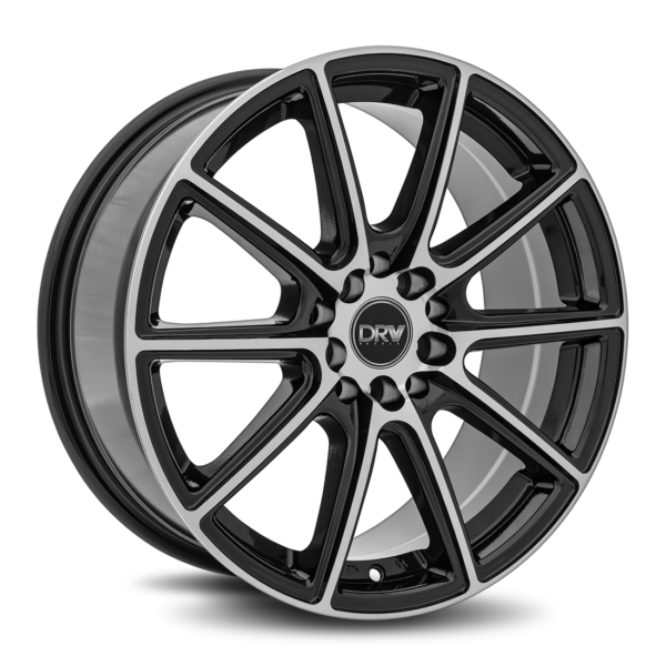 D16 18x8 4x100/114.3 40 73.1 Gloss Black Machine Face