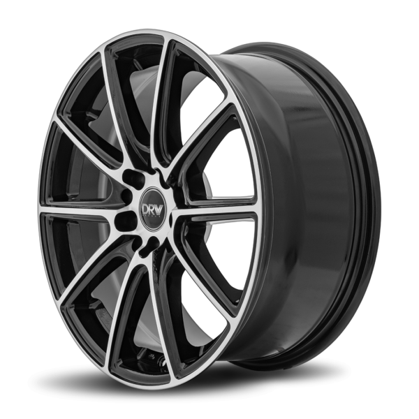 D16 17x7.5 4x100/114.3 38 73.1 Gloss Black Machine Face