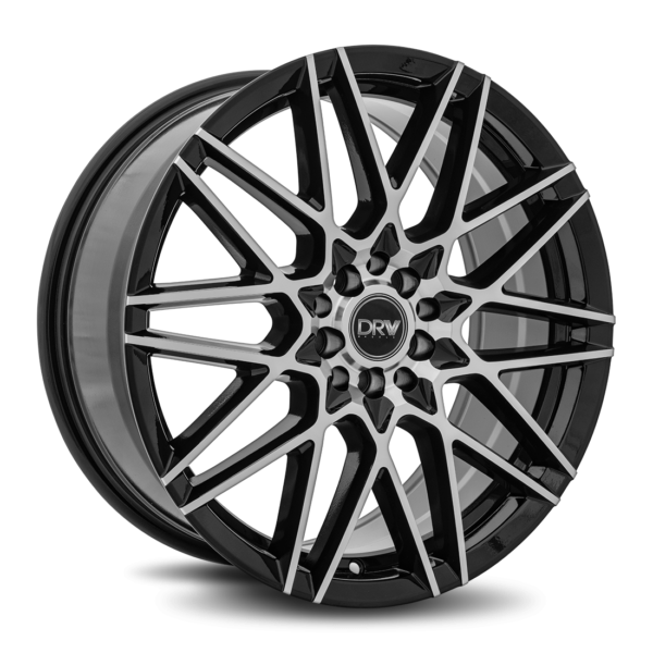 D17 17x7 4x108/114.3 40 73.1 Gloss Black Machine Face