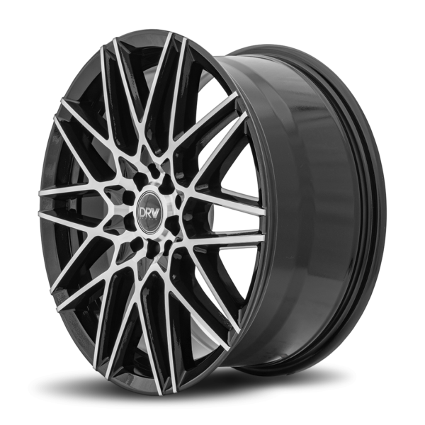 D17 18x8 5x112/114.3 40 73.1 Gloss Black Machine Face