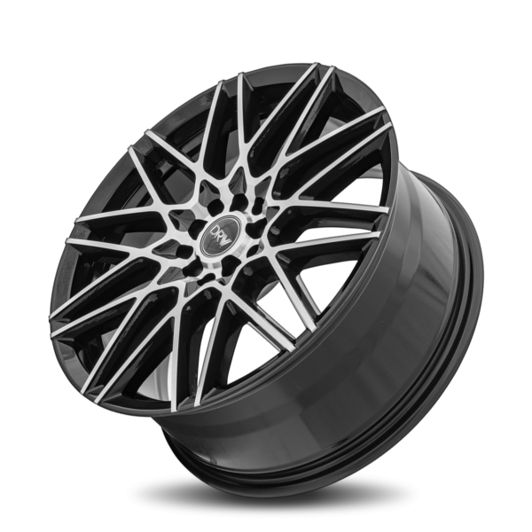 D17 18x8 5x112/114.3 40 73.1 Gloss Black Machine Face