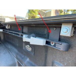 Deck Rail Drop Down Support Kit for Tonneau Covers