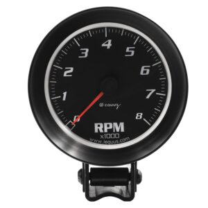 3-3/8 in. Black Tachometer