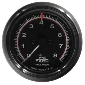 3-3/8 in. Black Tachometer