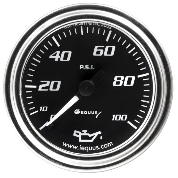 2 in. Chrome Mechanical Oil Pressure Gauge